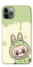 Чехол Labubu green для iPhone 11 Pro