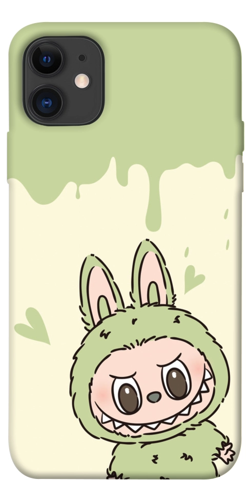 Чохол Labubu green для iPhone 11