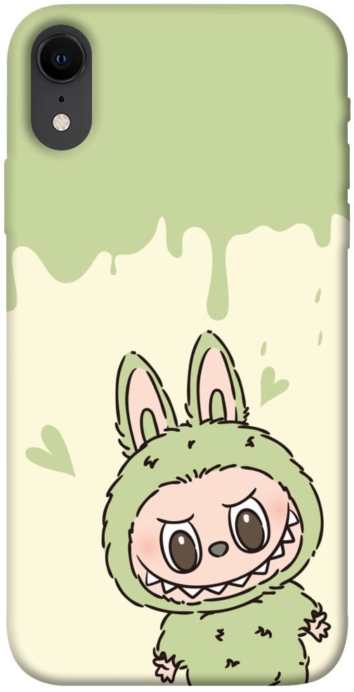 Чехол Labubu green для iPhone XR