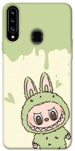 Чехол Labubu green для Galaxy A20s (2019)