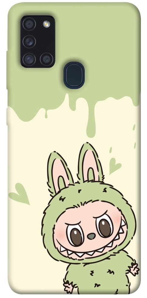Чехол Labubu green для Galaxy A21s (2020)