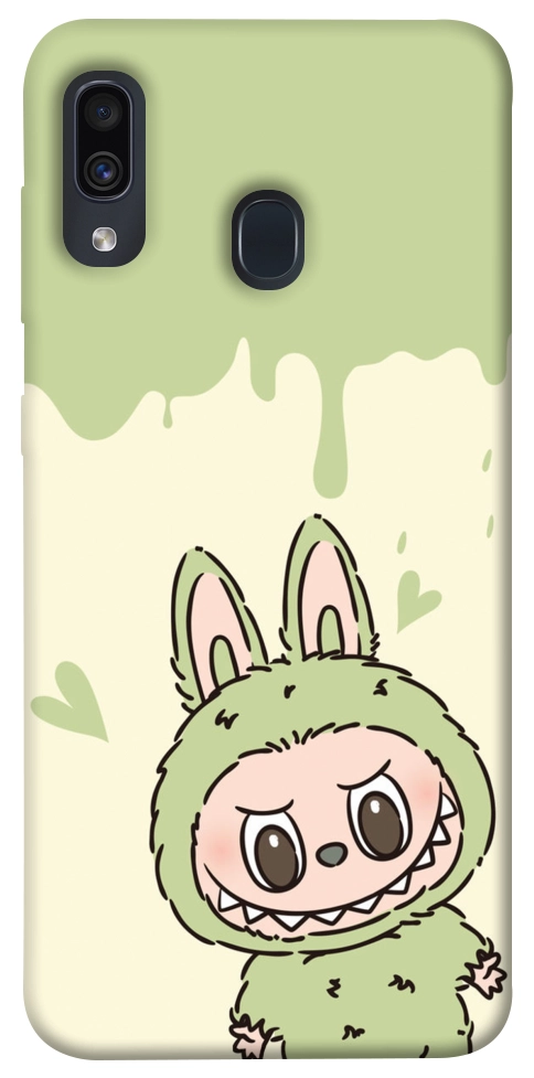 Чохол Labubu green для Galaxy A30 (2019)