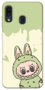 Чехол Labubu green для Samsung Galaxy A20 A205F