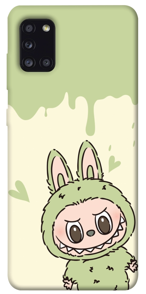 Чохол Labubu green для Galaxy A31 (2020)