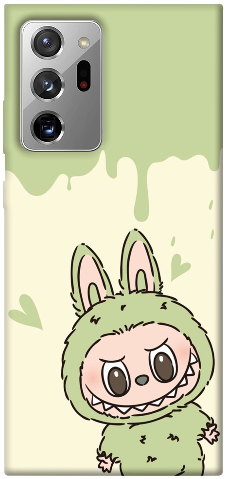 Чохол Labubu green для Galaxy Note 20 Ultra
