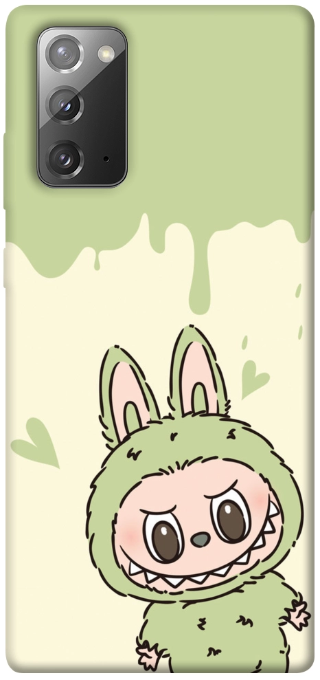 Чохол Labubu green для Galaxy Note 20