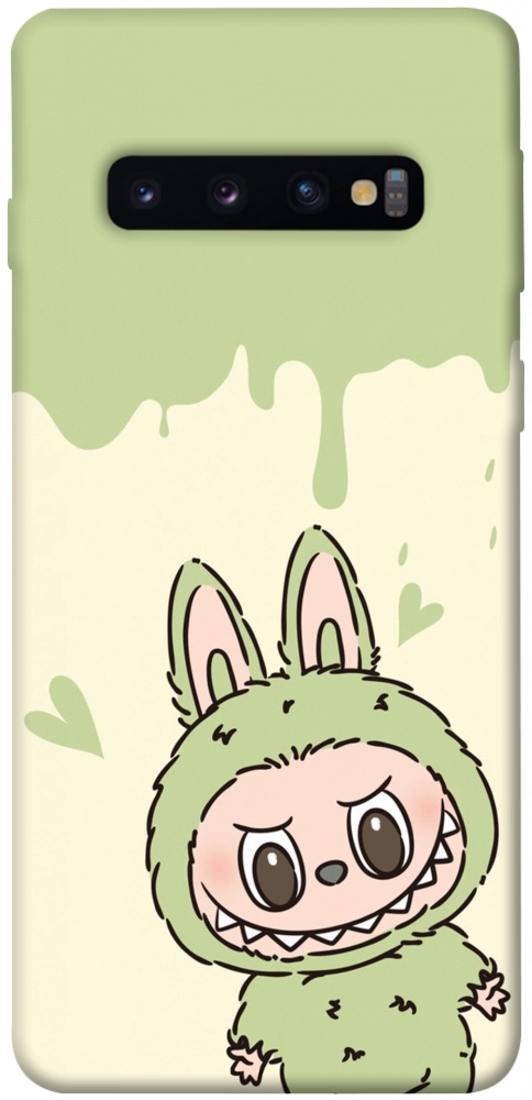Чехол Labubu green для Galaxy S10 (2019)