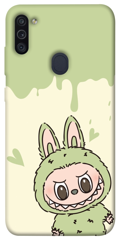Чохол Labubu green для Galaxy M11 (2020)