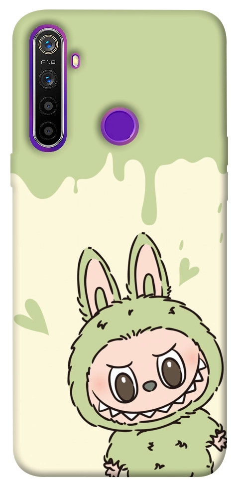 Чехол Labubu green для Realme 5