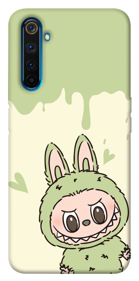 Чехол Labubu green для Realme 6 Pro