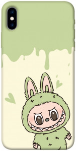 Чохол Labubu green для iPhone XS