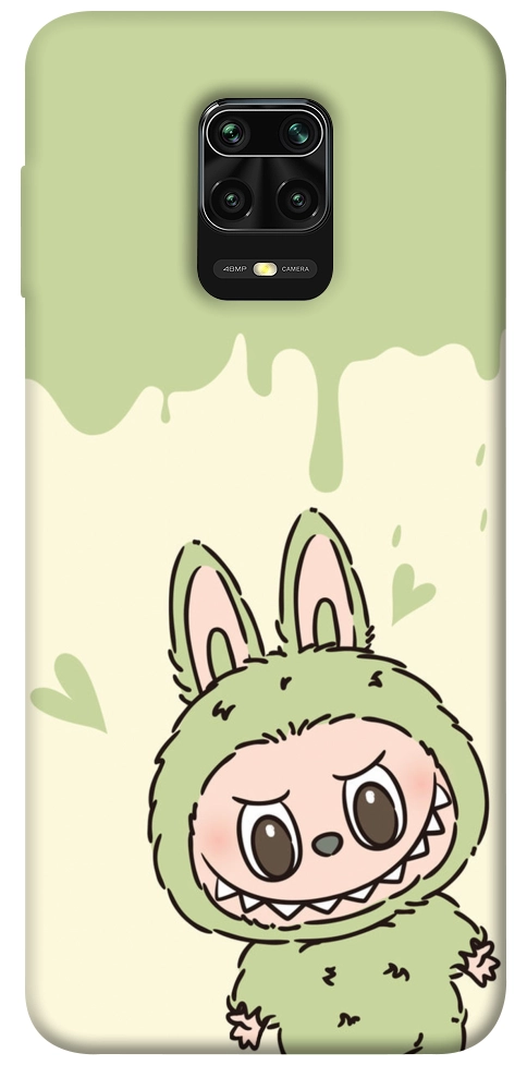 Чохол Labubu green для Xiaomi Redmi Note 9 Pro