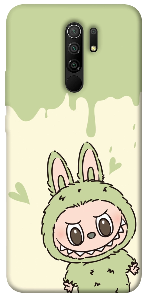 Чохол Labubu green для Xiaomi Redmi 9