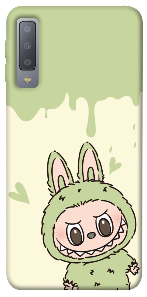 Чехол Labubu green для Galaxy A7 (2018)
