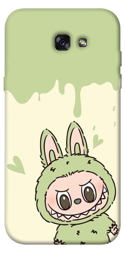 Чохол Labubu green для Galaxy A7 (2017)