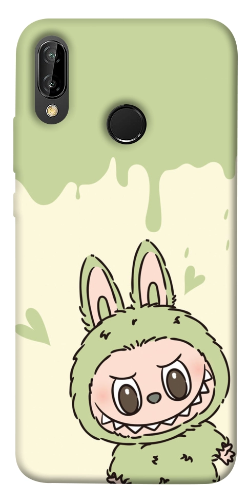 Чехол Labubu green для Huawei P20 Lite
