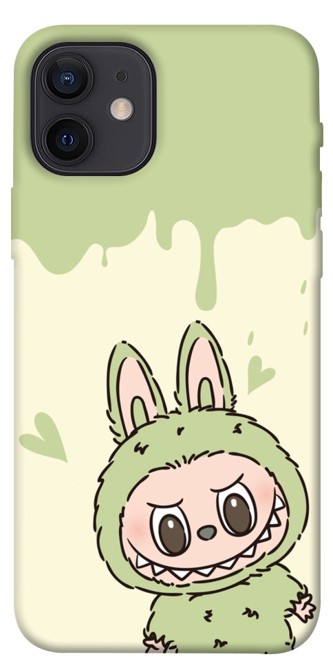 Чехол Labubu green для iPhone 12