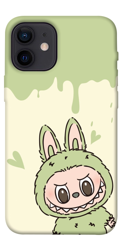 Чехол Labubu green для iPhone 12 mini