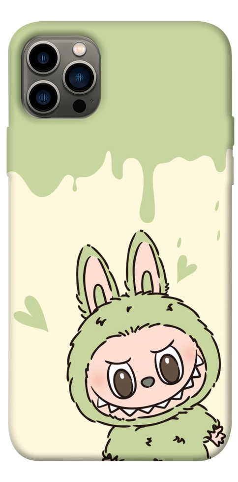 Чохол Labubu green для iPhone 12 Pro