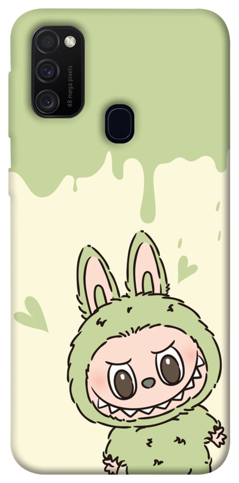 Чохол Labubu green для Galaxy M30s