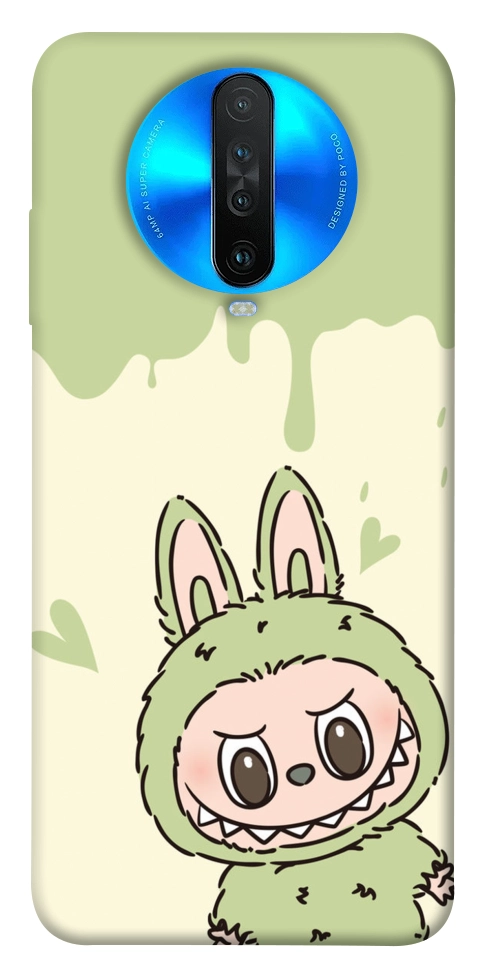 Чохол Labubu green для Xiaomi Redmi K30