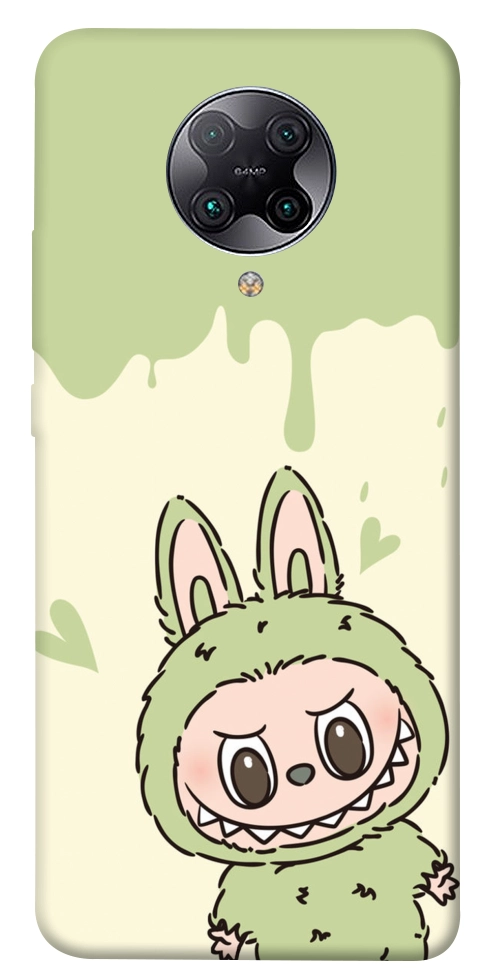 Чехол Labubu green для Xiaomi Redmi K30 Pro