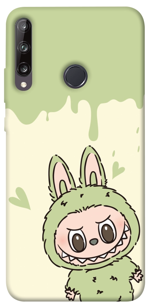 Чехол Labubu green для Huawei P40 Lite E