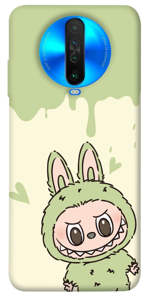 Чохол Labubu green для Xiaomi Poco X2