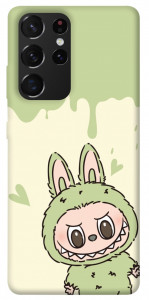 Чехол Labubu green для Galaxy S21 Ultra
