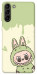 Чехол Labubu green для Galaxy S21+