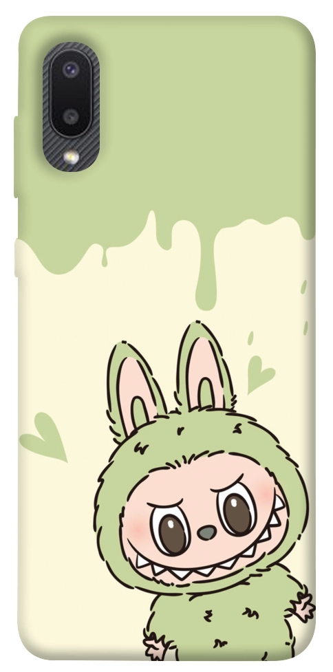 Чехол Labubu green для Galaxy A02