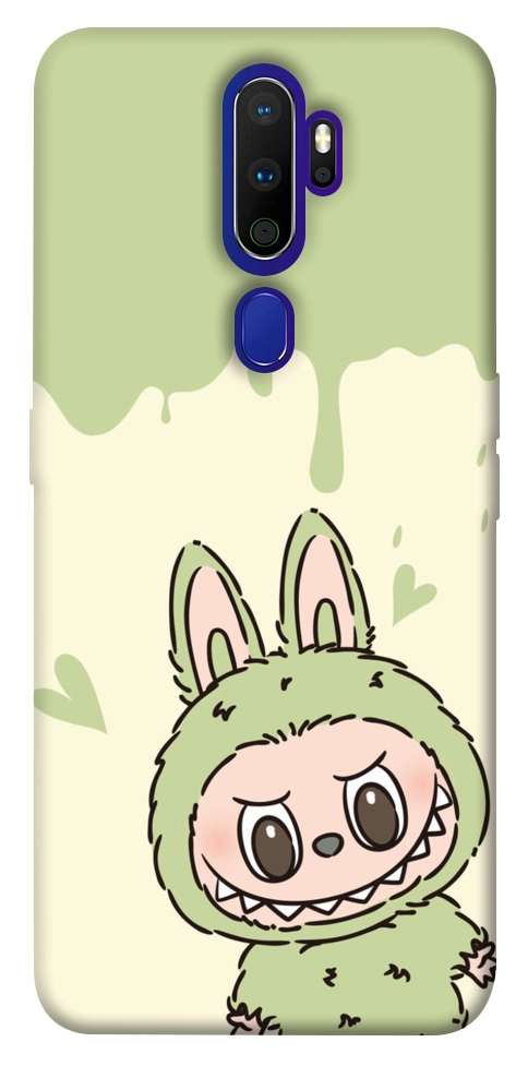 Чохол Labubu green для Oppo A9 (2020)