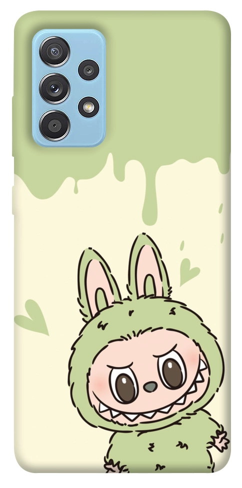Чохол Labubu green для Galaxy A52