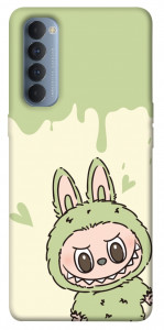 Чехол Labubu green для Oppo Reno 4 Pro