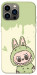 Чохол Labubu green для iPhone 13 Pro Max