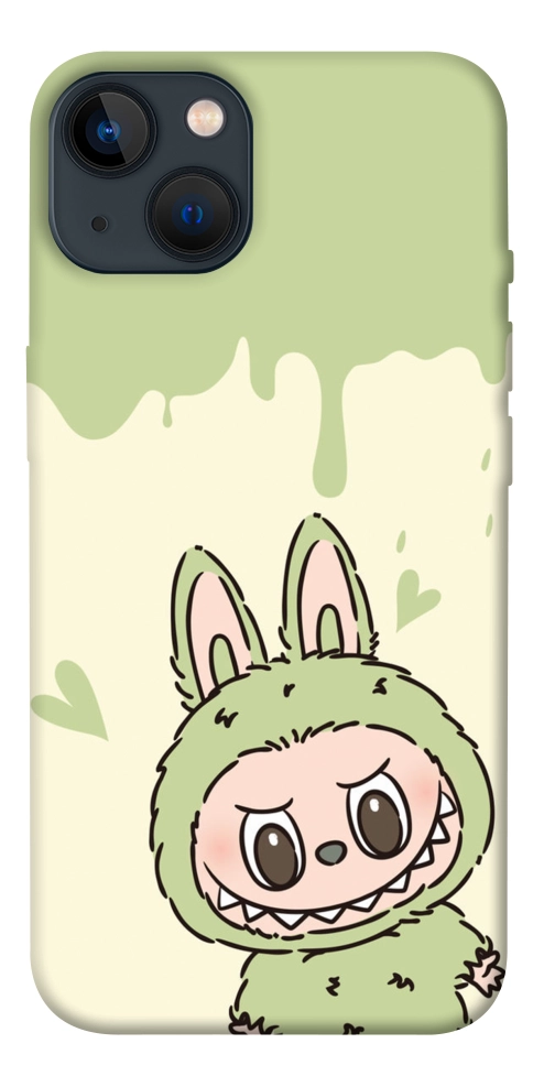 Чехол Labubu green для iPhone 13