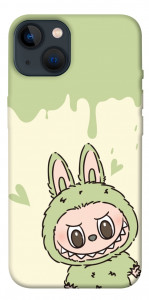 Чохол Labubu green для iPhone 13