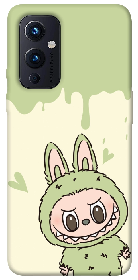 Чохол Labubu green для OnePlus 9