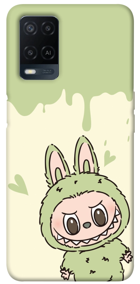 Чохол Labubu green для Oppo A54 4G