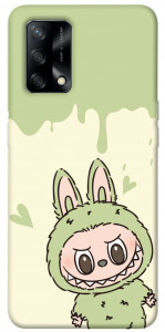 Чехол Labubu green для Oppo A74 4G