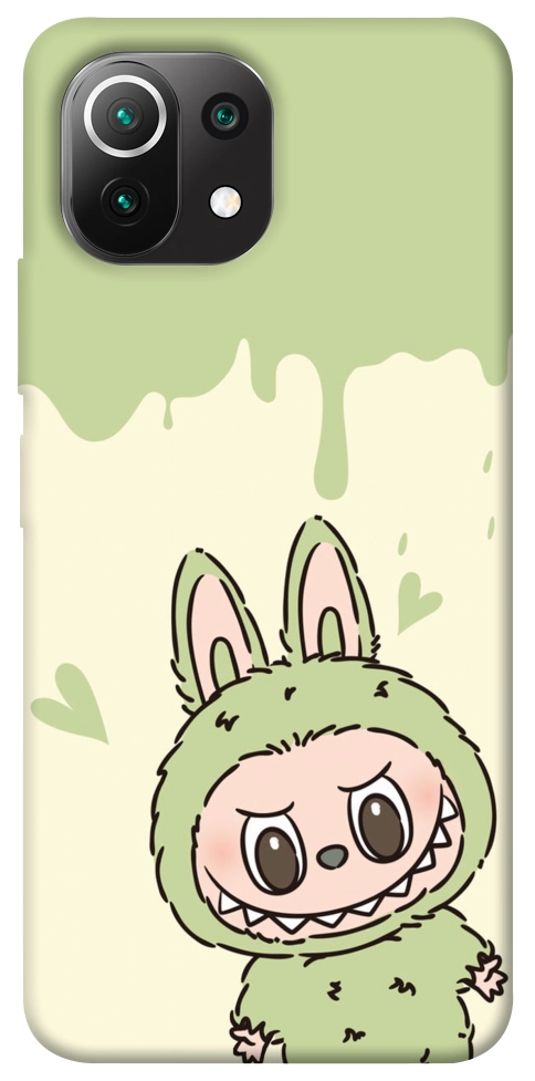 Чехол Labubu green для Xiaomi Mi 11 Lite