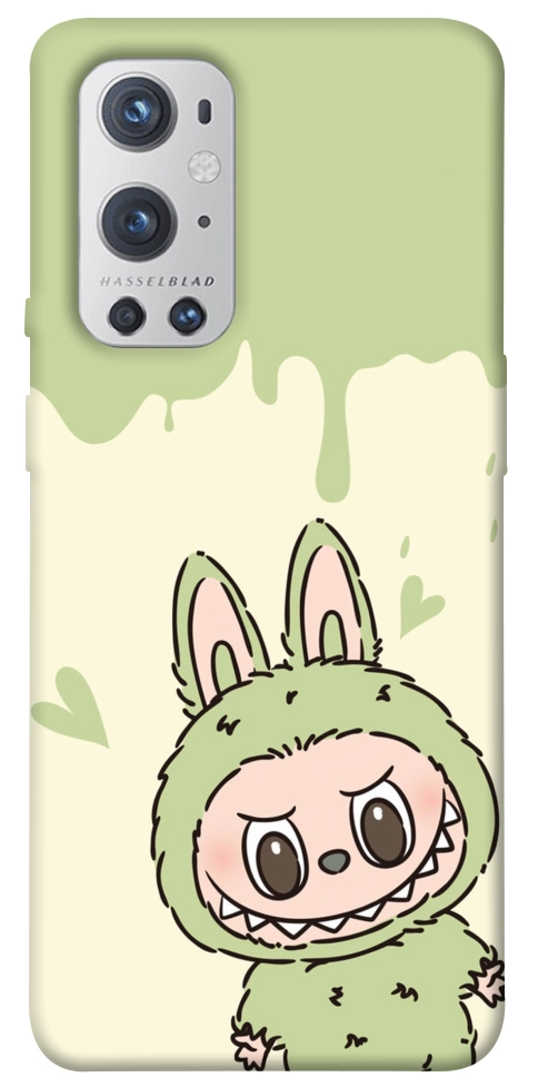 Чехол Labubu green для Oneplus 9 pro