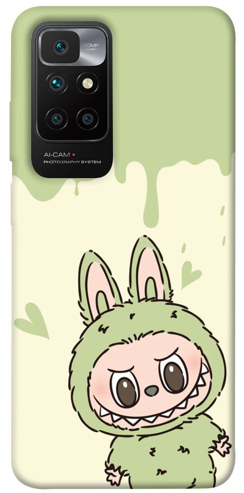 Чехол Labubu green для Xiaomi Redmi 10