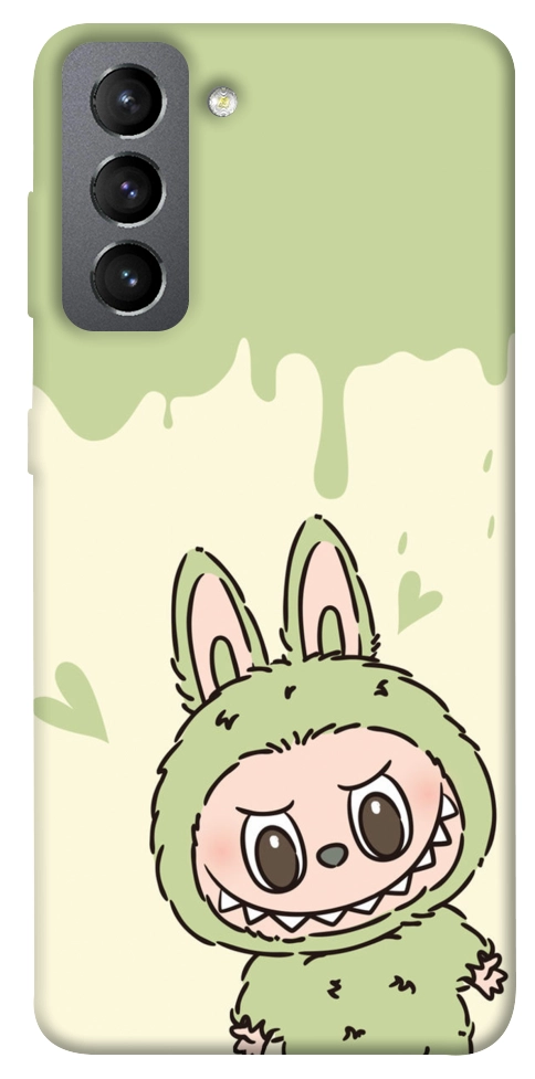 Чехол Labubu green для Galaxy S21 FE