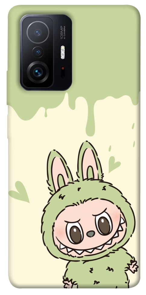 Чохол Labubu green для Xiaomi 11T