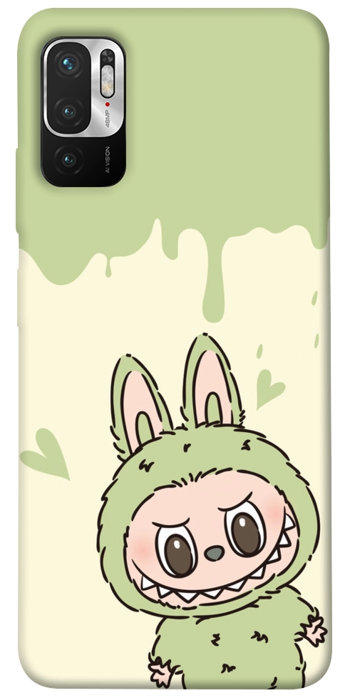 Чехол Labubu green для Xiaomi Poco M3 Pro