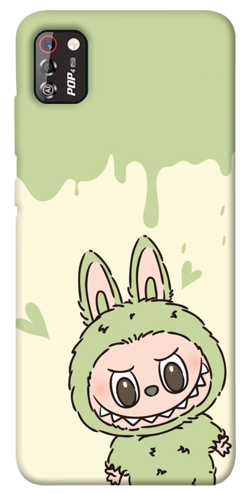 Чохол Labubu green для TECNO POP 4 Pro