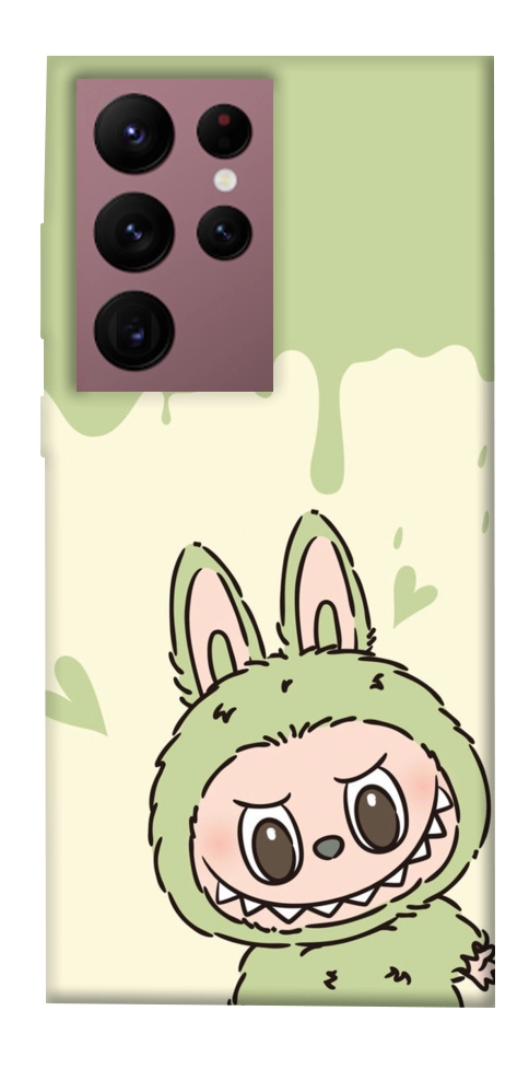 Чохол Labubu green для Galaxy S22 Ultra