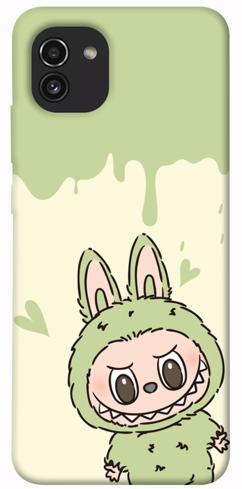 Чехол Labubu green для Galaxy A03