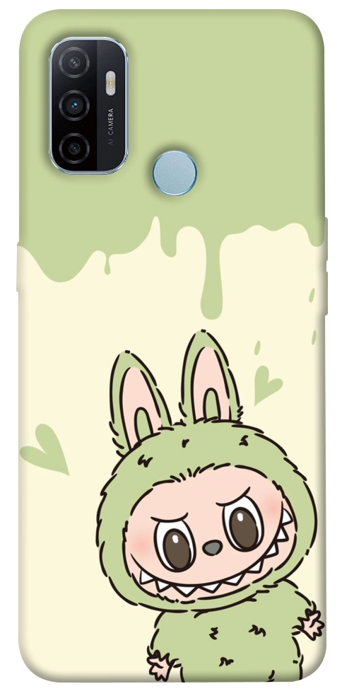 Чохол Labubu green для Oppo A32